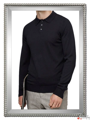 £9.99 • Buy Reiss Mansion Merino Polo Jumper Size Xl 