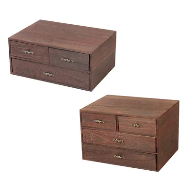 Stylish Retro Organizer Box Drawer Home Or Office Suffice Different Storage • $98.87