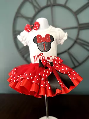 Minnie Mouse Birthday Outfit • $80