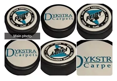 1992-1997 Muskegon Fury Five Year Anniversary Vintage Puck Cohl 🇨🇿sponsor Rare • $49.99