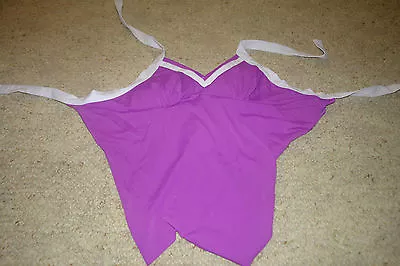 Purple Bod Mod Tankini Swim Suit Top Size M Style Zena • $10.99