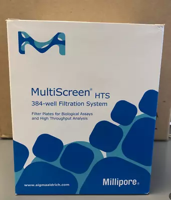 Millipore MultiScreen HTS 384-well Filtration System MZHVN0W10 Pack Of 10 Plates • $290