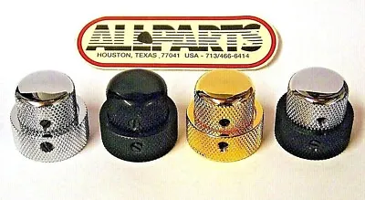 Metal Knobs For Concentric CTS & Fender Pots - 4 Finishes - Allparts USA • £17.95