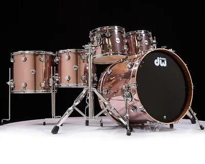 DW Collector's 6pc Maple SSC Kit - Rose Copper 10/12/14/16/22/14SD • $5895