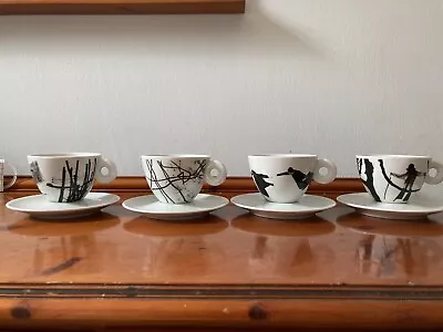 £310 • Buy Illy Collection Cappuccino Cups 1997 Mario Giacomelli