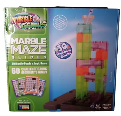   Marble Genius Maze Slides For Ages 8 - Adult 3D Marble Puzzle & Logic Game • $39.99