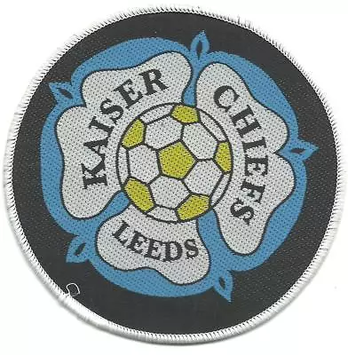 KAISER CHIEFS Leeds 2006 Circular WOVEN SEW ON PATCH Official - No Longer Made • £6.99