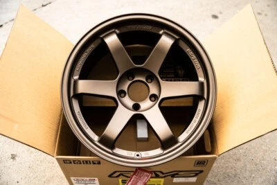 $3511 • Buy Volk TE37SL / 5x114.3 / 18x10.5 +22 | Blast Bronze / Evo X R32 R33 R34 GTR 370Z