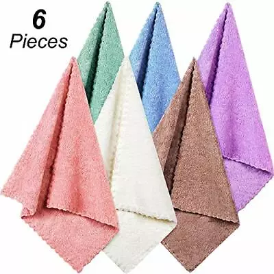 Face Cloths Microfiber Wash Facial Cleansing Face Soft (12 X Inch 6 Pieces) • $11.76