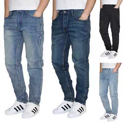 Men's Washed Stretch Loose-fit Jeans 4 Colors Victorious *dl1007 • $28.99