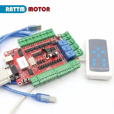 4 Axis USBCNC Stepper Motor Controller Interface Breakout Board + Hand Control • $41.85