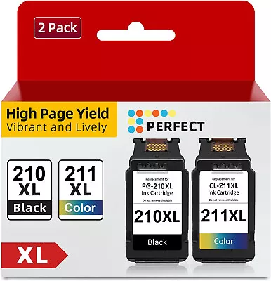 Black & Color Ink Cartridges For Canon 210XL 211XL PIXMA MP250 MP280 MP490 MX320 • $28.89