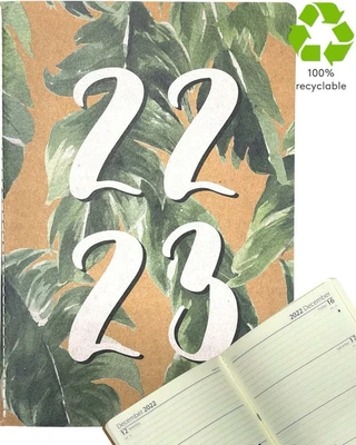 £2.99 • Buy 2022-23 A5 Week To View Kraft Academic Fully Recyclable Diary Student Teacher