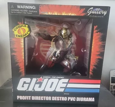 Diamond Select Gi Joe Gallery Destro Profit Director PVC Statue  • $40