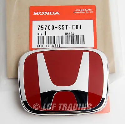 Authentic JDM Honda Civic Type-R Front Emblem EP3 75700-S5T-E01 - OPEN PACKAGE • $39.99