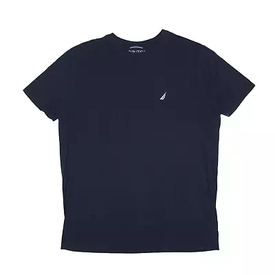 NAUTICA T-Shirt Blue Short Sleeve Mens L • £7.99