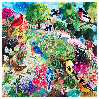 Birds In The Park 1000 Piece Jigsaw Puzzle By Eeboo ~Artist Jennifer Orkin Lewis • $47.99