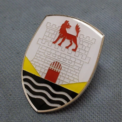 $45 • Buy Volkswagen Emblem Badge Hood Wolfsburg Type1 Beetle YELLOW,1953 Thru 1962 VW
