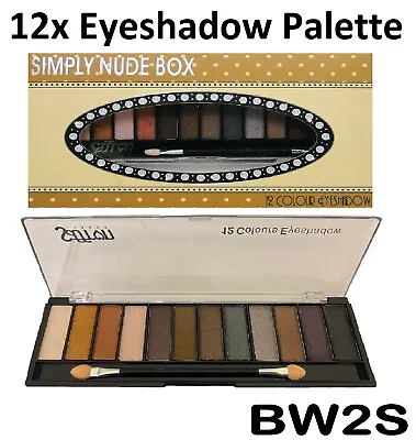 £3.10 • Buy 12x Eyeshadow Palette Saffron Simply Nude Shimmer Nude Shades New