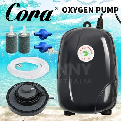 $20.58 • Buy Oxygen Pump/Air Bubble Disk Stone Aerator Aquarium Fish Tank Pond