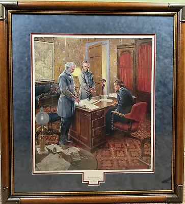 Mort Kunstler White House Strategy Signed Numbered Custom Framed Print 368/750 • $200