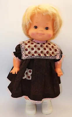 VINTAGE MATTEL 1976 BABY COME BACK BABY DOLL WORKS *Video* Sewn Outfit Not ORG. • $37.94