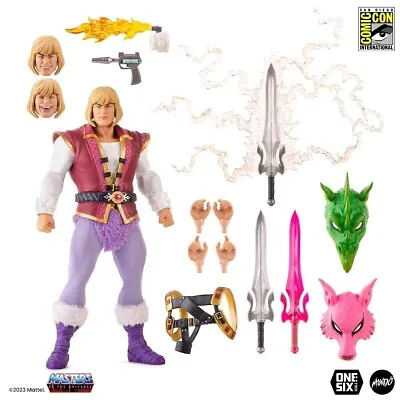 Mondo SDCC Exclusive He-Man 1/6 PRINCE ADAM 12  Figure Masters Of The Universe • $389