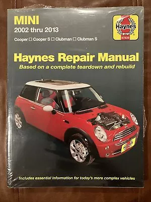 Haynes Automotive Ser.: Mini Cooper Cooper S Clubman And Clubman S 2002... • $28.95