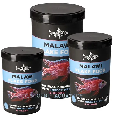 Fish Science Malawi Flake 50g 100g 200g Fish Tank Cichlid Food African Rift • £9.39