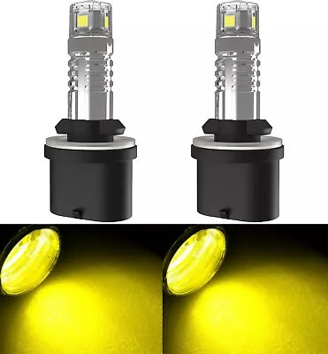 LED 20W 899 H27 Yellow Two Bulbs Fog Light Replacement Upgrade Lamp Stock Fit OE • $25.50