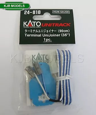 HO / N Gauge KATO 24-818 Unitrack Power Feed With Rail Joiners 90cm • £4.25