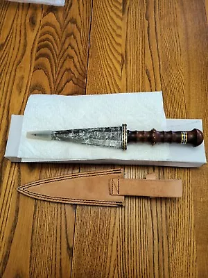 Damascus Viking Spur With Sheath  • $67