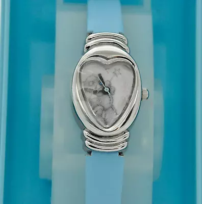 New Me To You Teddy *Heart Shape Silver-Blue Strap Watch MTY13/A New Battery • £12.99