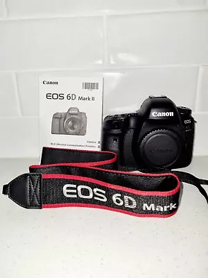 Canon EOS 6D Mark II 26.2MP DSLR Camera - (Body Only) • $1789