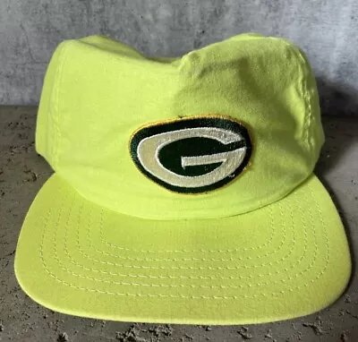 Vintage New Era Dupont Visor Green Bay Packers Snapback Hat Pro Design Men’s M/L • $20