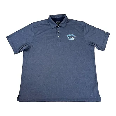 UCLA Bruins Blue Shirt Mens 2XL Blue Gray Short Sleeve Golf Polo • $18.88