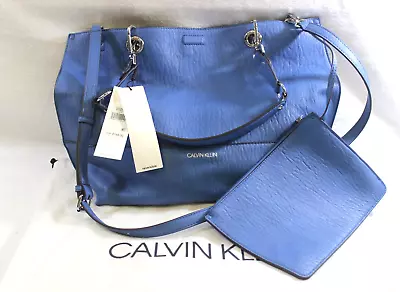 Calvin Klein ~ Sonoma North/South Reversible Tote Bag ~ Blue ~ New With Tags • $85