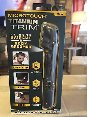 MicroTouch Titanium Trim At Home Haircut & Body Groomer Cuts Trims & Grooms • $19.99