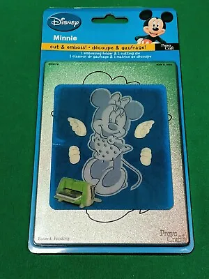 New Disney Minnie Mouse Cut & Emboss Provo Craft Folder & Cutting Die 2007 • $14.50