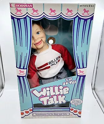 Horsmam Willie Talk Ventriloquist Doll New In Box With Instructions  • $149.95