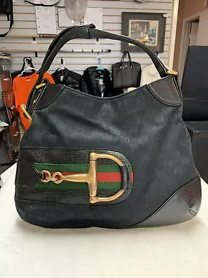 Gucci Hasler GG Black Hobo Bag • $575