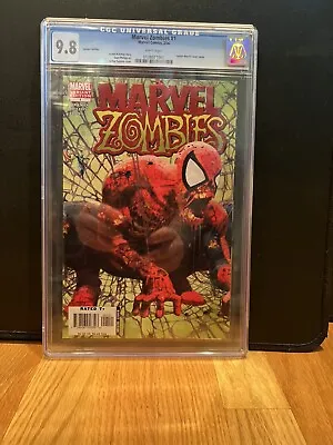 MINT CGC 9.8 ~ MARVEL ZOMBIES #1 Variant~ McFARLANE Spider-Man 1 Homage KEY 2006 • $399.99