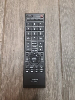 $8.89 • Buy Toshiba TV Remote Control CT-90325 For Toshiba 50L2200U 37E20 22AV600 32C120U