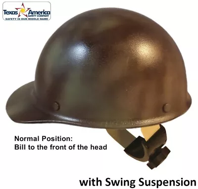 MSA Skullgard Cap Style With Swing Suspension - Custom Textured Camo • $143