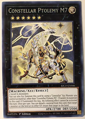 Yugioh King's Court KICO-EN046 Constellar Ptolemy M7 Rare NM/M • $1.99