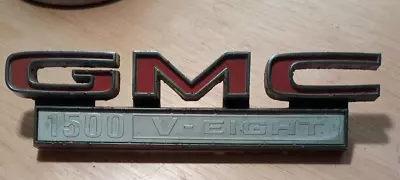 GMC 1500 V- Eight Truck Fender Emblem # 646067 - 48603 • $21.99