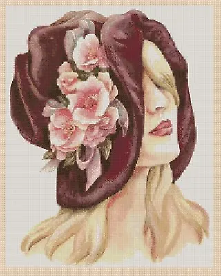 Art Deco Lady Cross Stitch Chart  Art Deco Lady 192P  FlowerPower37-UK • £4.85