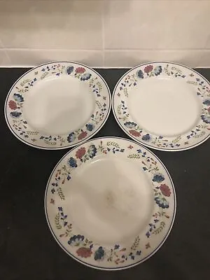 £15.49 • Buy BHS British Home Stores PRIORY 3 X 10  DINNER PLATES Large Vintage Floral