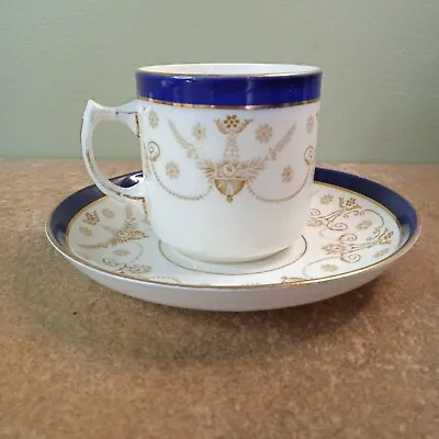 Vintage Florentine (Taylor And Kent) Bone China Tea Cup And Saucer 'Hendon' • £4.95