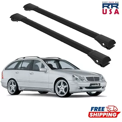For Mercedes-Benz C-Class W203/S203 Estate/Wagon 2001-2007 Roof Rack Black • $129